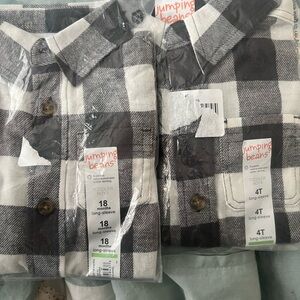 Long sleeve plaid shirts toddler